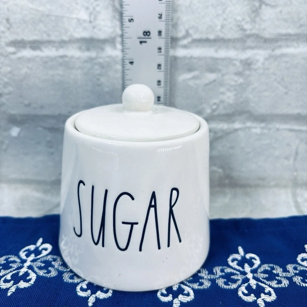Rae Dunn Sugar Bowl & Lid 3